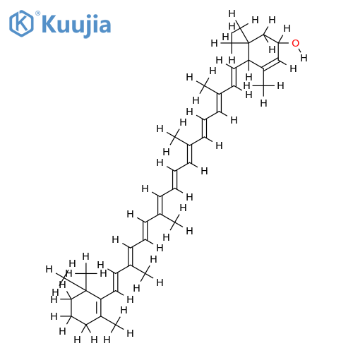 alpha-Kryptoxanthin = 3'-Hydroxy-alpha-carotin structure