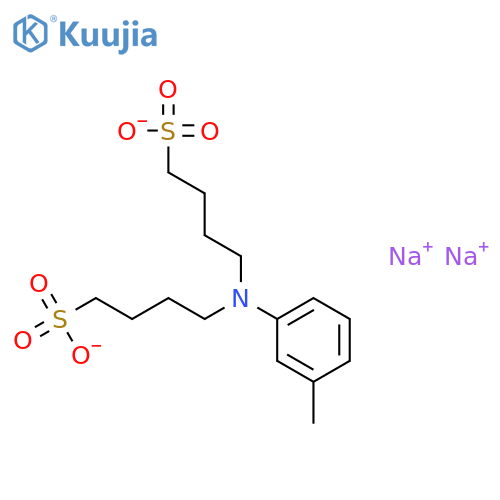 Sodium 4,4'-(m-tolylazanediyl)bis(butane-1-sulfonate) structure