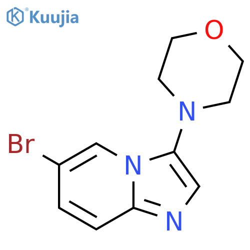 4-(6-Bromoimidazo[1,2-a]pyridin-3-yl)morpholine structure
