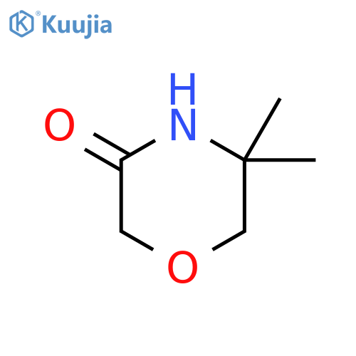 5,5-Dimethylmorpholin-3-one structure