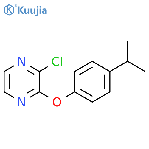 2-chloro-3-(4-isopropylphenoxy)pyrazine structure