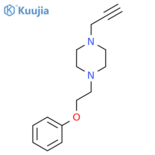1-(2-Phenoxyethyl)-4-(prop-2-yn-1-yl)piperazine structure