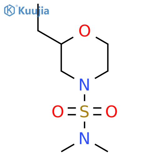 2-ethyl-N,N-dimethylmorpholine-4-sulfonamide structure