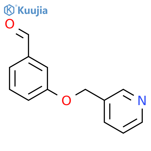 3-(Pyridin-3-ylmethoxy)-benzaldehyde structure
