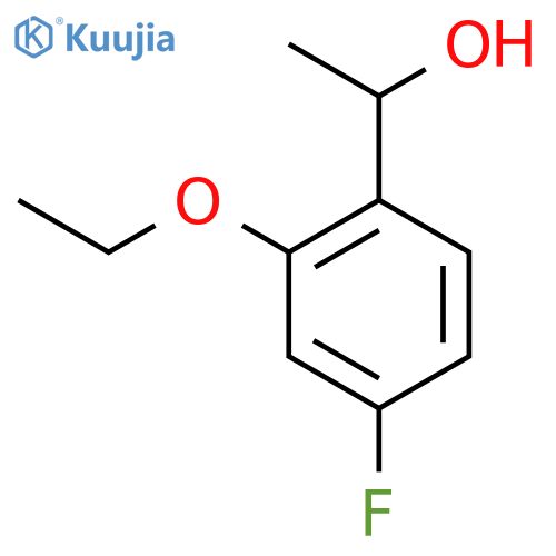 1-(2-Ethoxy-4-fluorophenyl)ethanol structure