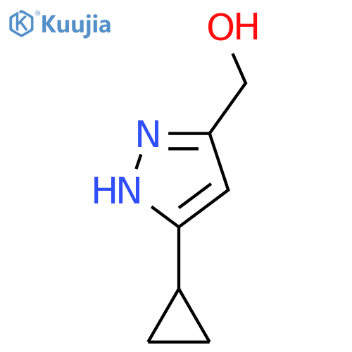 (3-Cyclopropyl-1H-pyrazol-5-yl)methanol structure