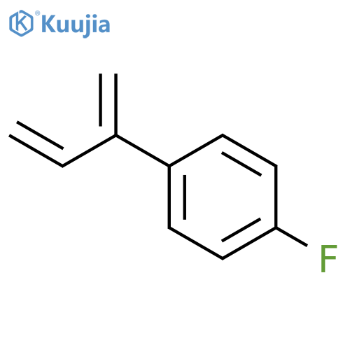 Benzene, 1-fluoro-4-(1-methylene-2-propenyl)- (9CI) structure