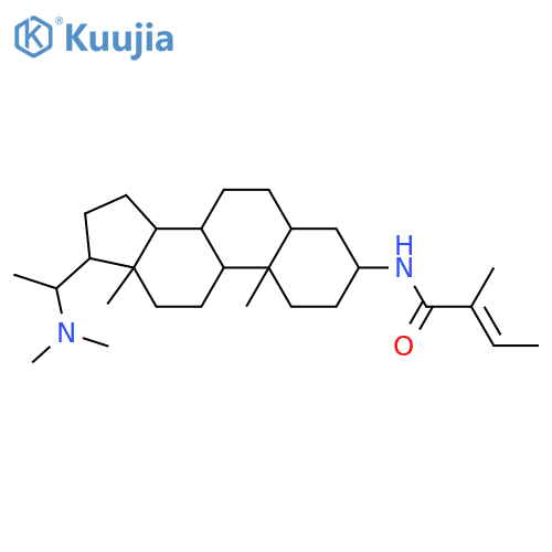 2-Butenamide, N-[(3β,5α,20S)-20-(dimethylamino)pregnan-3-yl]-2-methyl-, (2E)- structure