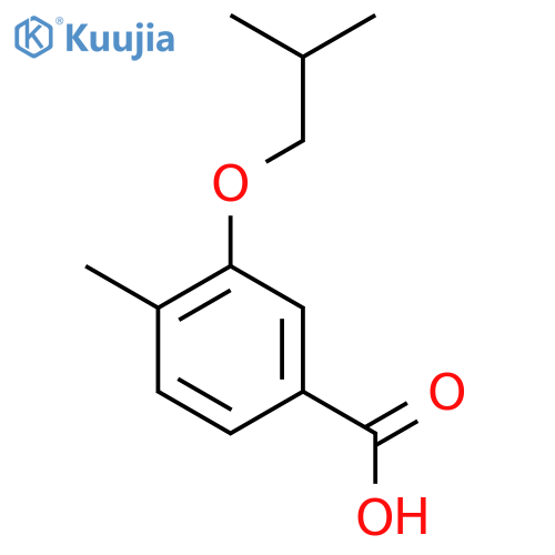 3-Isobutoxy-4-methylbenzoic acid structure