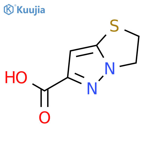 2,3-Dihydro-pyrazolo[5,1-b]thiazole-6-carboxylic acid structure