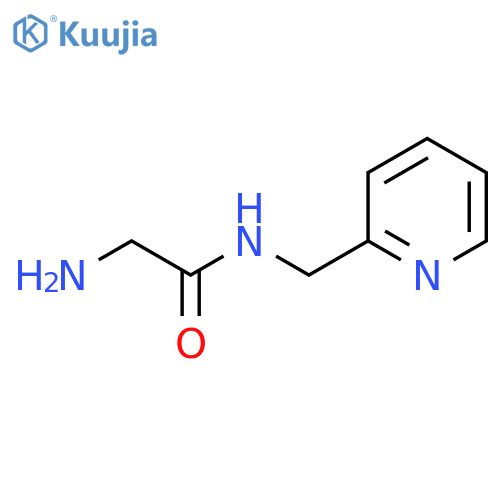 2-Amino-N-(pyridin-2-ylmethyl)acetamide structure