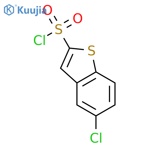 5-chloro-1-benzothiophene-2-sulfonyl chloride structure