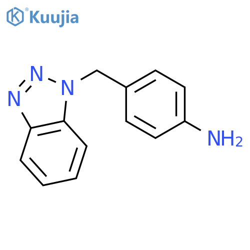 4-(1H-1,2,3-Benzotriazol-1-ylmethyl)phenylamine structure