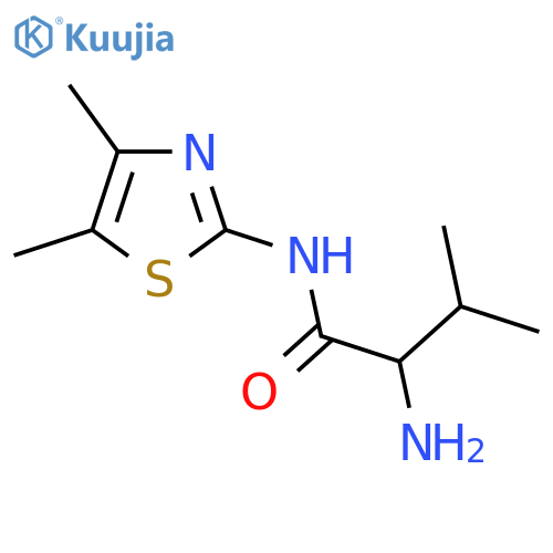 2-Amino-N-(4,5-dimethylthiazol-2-yl)-3-methylbutanamide structure