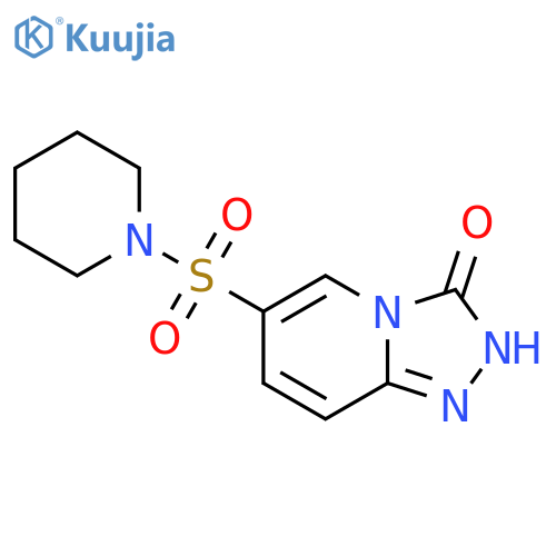 6-(piperidin-1-ylsulfonyl)[1,2,4]triazolo[4,3-a]pyridin-3(2H)-one structure