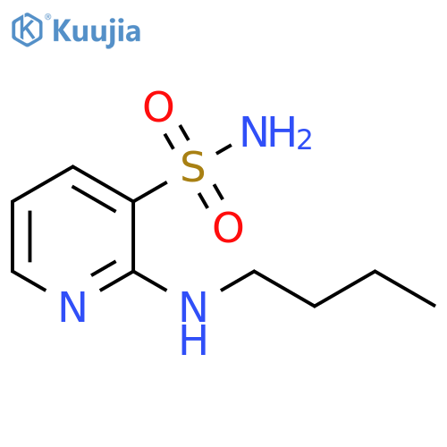 2-(Butylamino)pyridine-3-sulfonamide structure