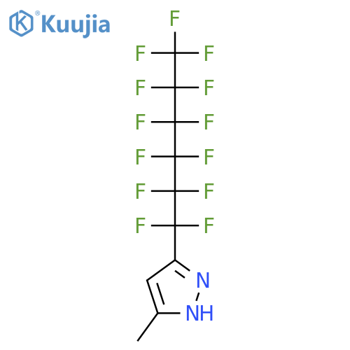 3-Methyl-5-(perfluorohexyl)pyrazole structure