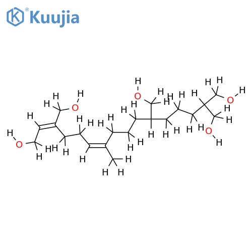 16,17,18,20-tetrahydroxy-10,11,14,15-tetrahydronerylgeraniol structure