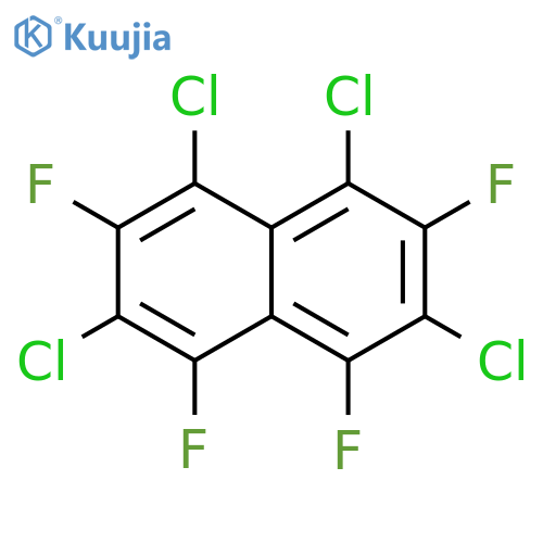 Naphthalene, 1,3,6,8-tetrachloro-2,4,5,7-tetrafluoro- structure