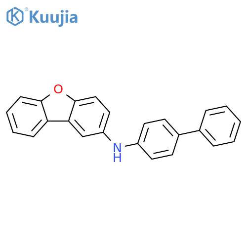 N-[1,1'-biphenyl]-4-yl-2-Dibenzofuranamine structure