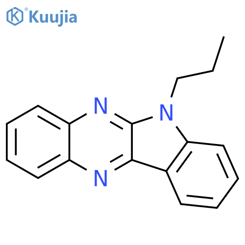 6-propyl-6H-indolo[2,3-b]quinoxaline structure