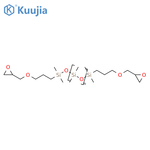 Poly(dimethylsiloxane), diglycidyl ether terminated structure