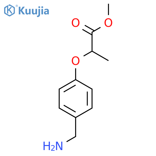 methyl 2-4-(aminomethyl)phenoxypropanoate structure