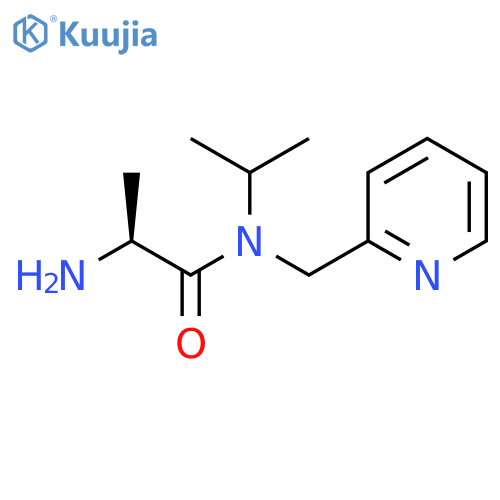 (S)-2-Amino-N-isopropyl-N-pyridin-2-ylmethyl-propionamide structure