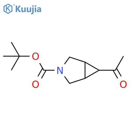 3-Azabicyclo[3.1.0]hexane-3-carboxylic acid, 6-acetyl-, 1,1-dimethylethyl ester structure