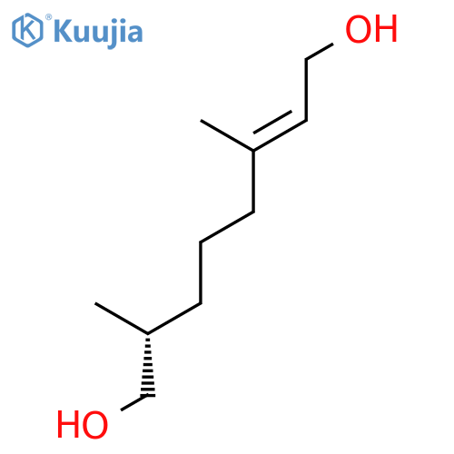 2-Octene-1,8-diol, 3,7-dimethyl-, (2E,7R)- structure