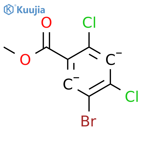 5-Bromo-2,4-dichloro-benzoic acid methyl ester- structure
