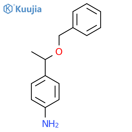 4-1-(benzyloxy)ethylaniline structure