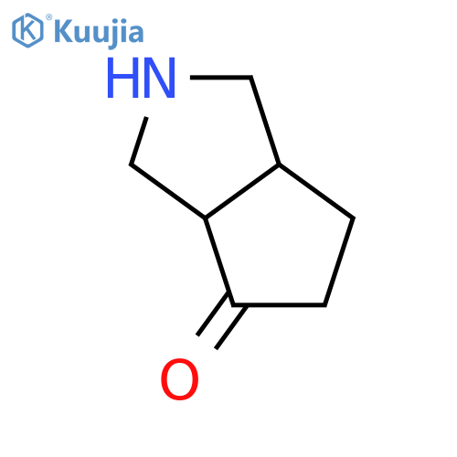 Cyclopenta[c]pyrrol-4(1H)-one,hexahydro-, cis- (9CI) structure