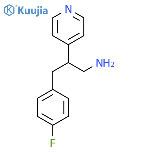 4-Pyridineethanamine, β-[(4-fluorophenyl)methyl]- structure