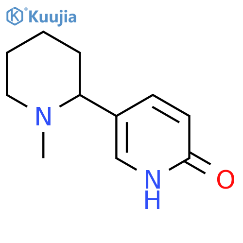 5-(1-Methylpiperidin-2-yl)-1,2-dihydropyridin-2-one structure