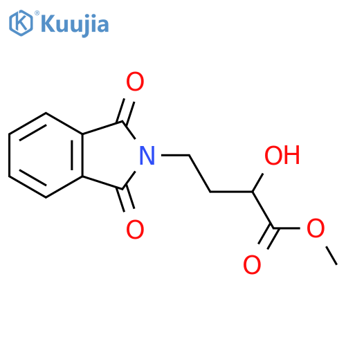 Methyl 4-(1,3-dioxoisoindolin-2-yl)-2-hydroxybutanoate structure