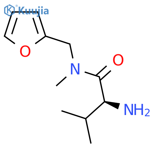 (S)-2-Amino-N-furan-2-ylmethyl-3,N-dimethyl-butyramide structure