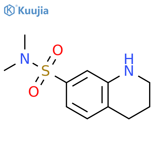 N,N-dimethyl-1,2,3,4-tetrahydroquinoline-7-sulfonamide structure