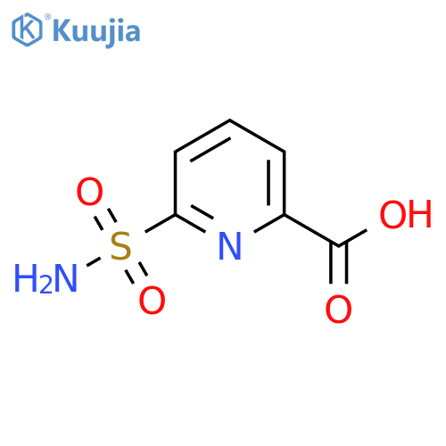6-(Aminosulfonyl)-pyridine-2-carboxylic acid structure