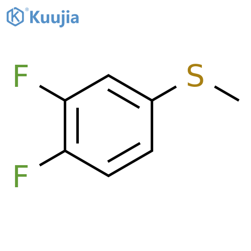 1,2-Difluoro-4-methylsulfanylbenzene structure