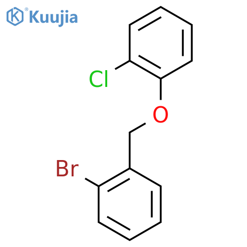 1-bromo-2-[(2-chlorophenoxy)methyl]benzene structure
