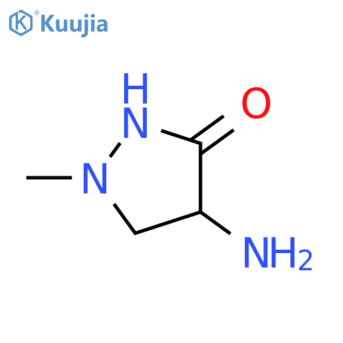 4-amino-1-methylpyrazolidin-3-one structure