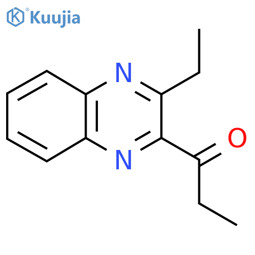 1-(3-Ethylquinoxalin-2-yl)-propan-1-one structure