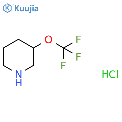 3-(trifluoromethoxy)piperidine hydrochloride structure