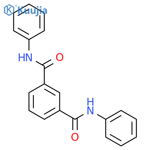 1,3-Benzenedicarboxamide, N,N'-diphenyl- structure