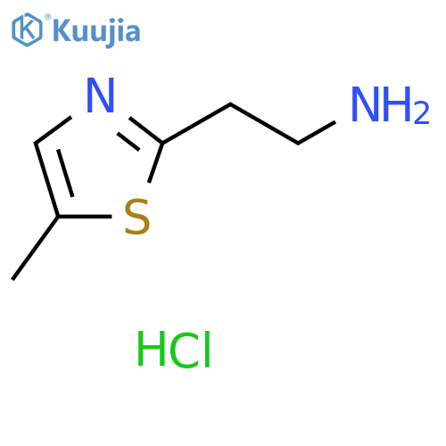 2-(5-methyl-1,3-thiazol-2-yl)ethan-1-amine dihydrochloride structure