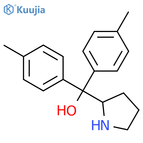 (S)-Pyrrolidin-2-yldi-p-tolylmethanol structure