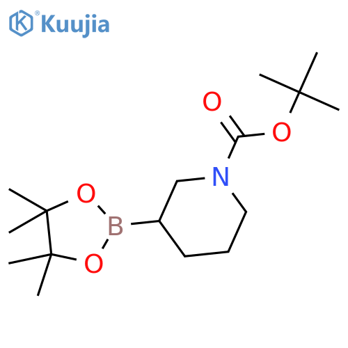tert-butyl 3-(4,4,5,5-tetraMethyl-1,3,2-dioxaborolan-2-yl)piperidine-1-carboxylate structure