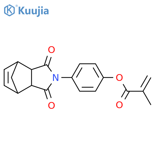 4-{3,5-dioxo-4-azatricyclo5.2.1.0^{2,6}dec-8-en-4-yl}phenyl 2-methylprop-2-enoate structure