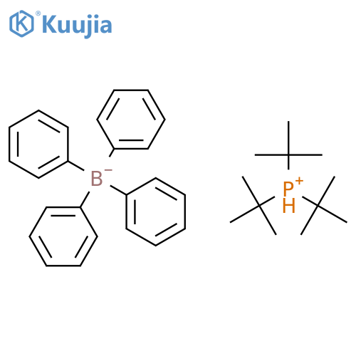 Tri-tert-butylphosphonium tetraphenylborate structure